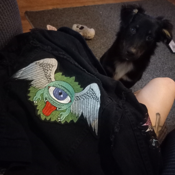 Rage Against the Sewing Machine custom OOAK works-in-progress! Like 2 follow! - Picture 2 of 16